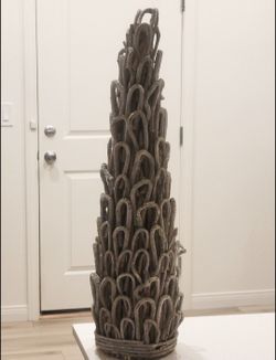 Holiday/Christmas TREE Card Display Holder Color: Grey 

26" H X 6" Diameter
