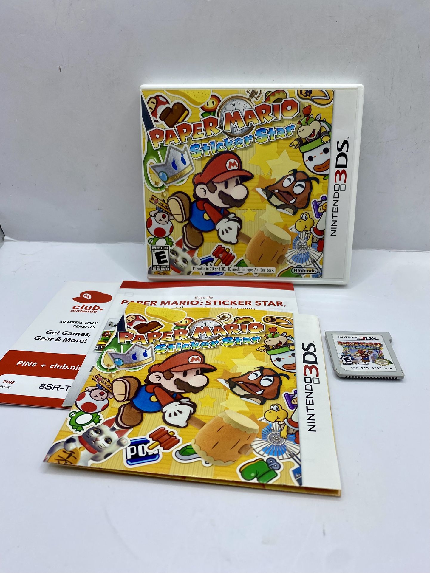 Paper Mario Sticker Star - Nintendo 3DS - CIB Complete Tested & Working Retro