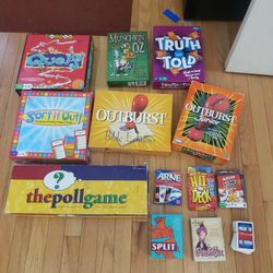 Lot Of Board And Card Games