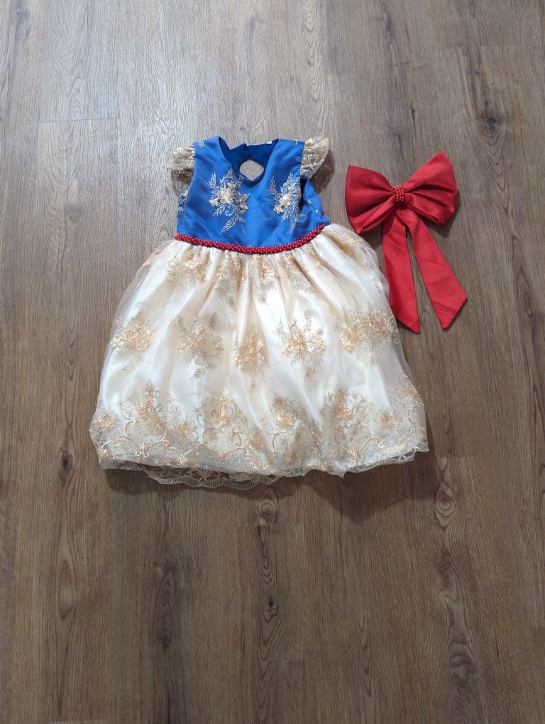 Girls Size 8 To 10 Snow White Dress