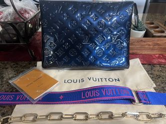 LOUIS VUITTON Vernis Alma PM Blue Infini