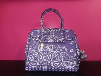 Purple Bandanna Purse