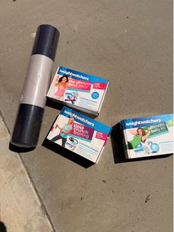 Yoga mat and workout videos