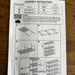 Cloth Shelves (Easy To Assemble)
