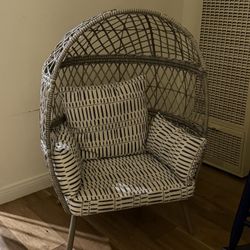 Kids Wicker Egg Chair 
