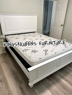 New Queen bed frame with Matress