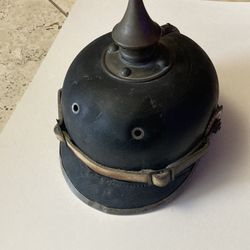 Vintage antique German spiked spike helmet WWI picklehuab would trade buy Military collectibles 