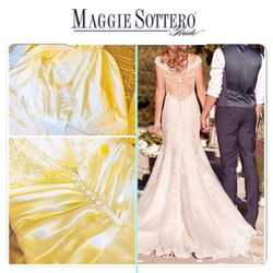 Gorgeous! “Maggie Sottero” Woman Bridal Dress,Mermaid Wedding Ivory Color ($1795 Retail).
