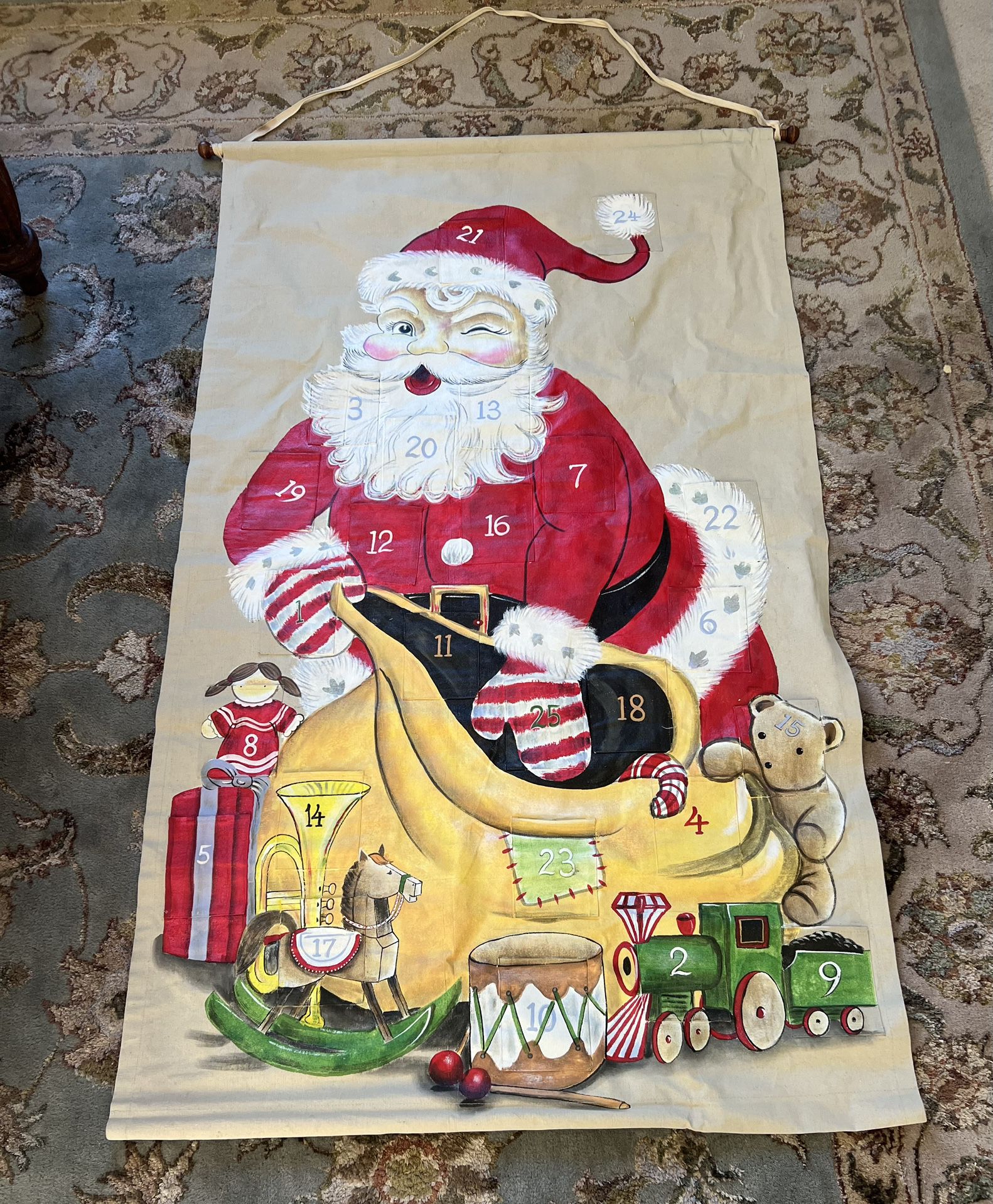 Christmas Countdown Tapestry Pottery Barn Kids 