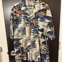 Five (5) Vintage Hawaiian Shirts Size Large 