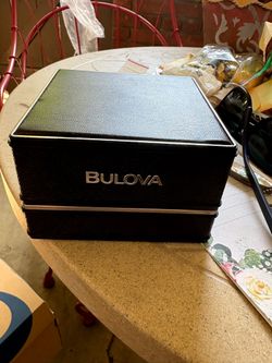 Bulova Quartz Wrist Watch Railroad Approved.