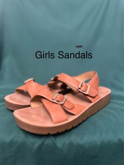 Girls Brown Sandals size 3