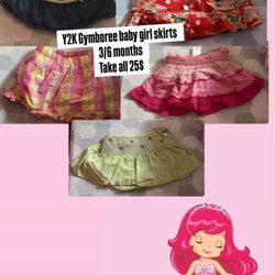 Baby girl skirts 3/6months