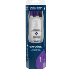 everydrop by Whirlpool Ice and Water Refrigerator Filter 1, EDR1RXD1, Single-Pack , Purple