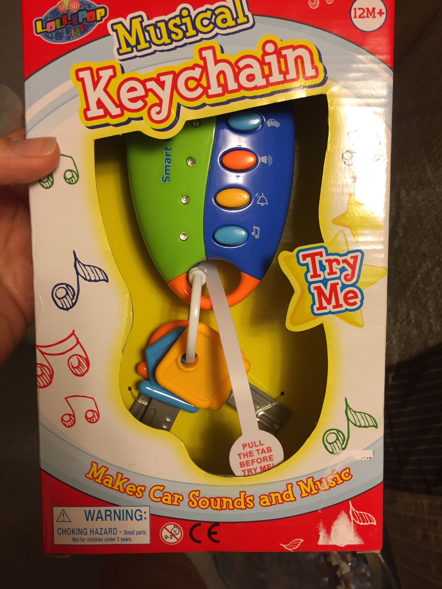 Musical keychain for babies
