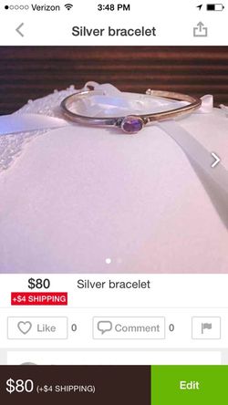 Silver bracelet