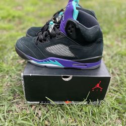 Jordan 5 Black grape for Sale in Houston TX OfferUp