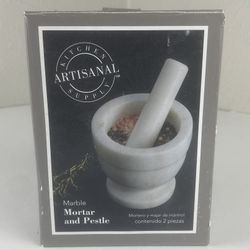 Artisanal Kitchen Supply Mortar And Pestle