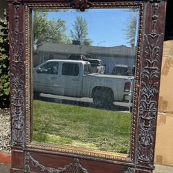 Heavy Duty Wood Mirror