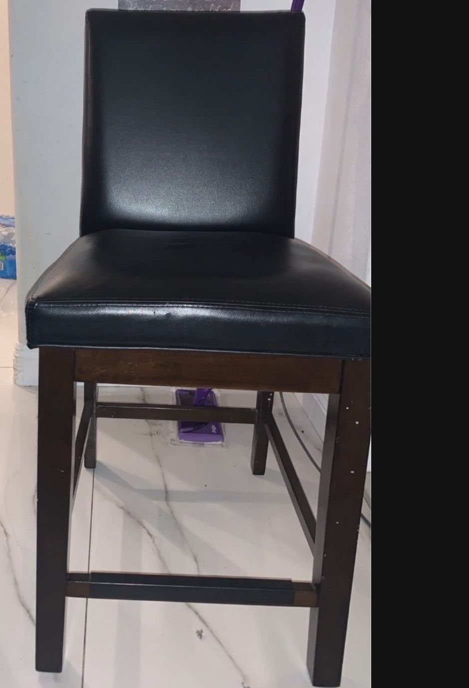 Tall Black Chairs