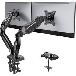 HUANUO Dual Monitor Stand - Full Adjustable Monitor Desk Mount New