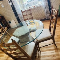Dining Room Table Glass Top 