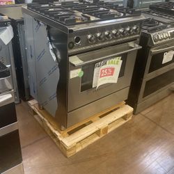 Fisher And Paykel Dual Fuel Stove 30 Inch Wide 
