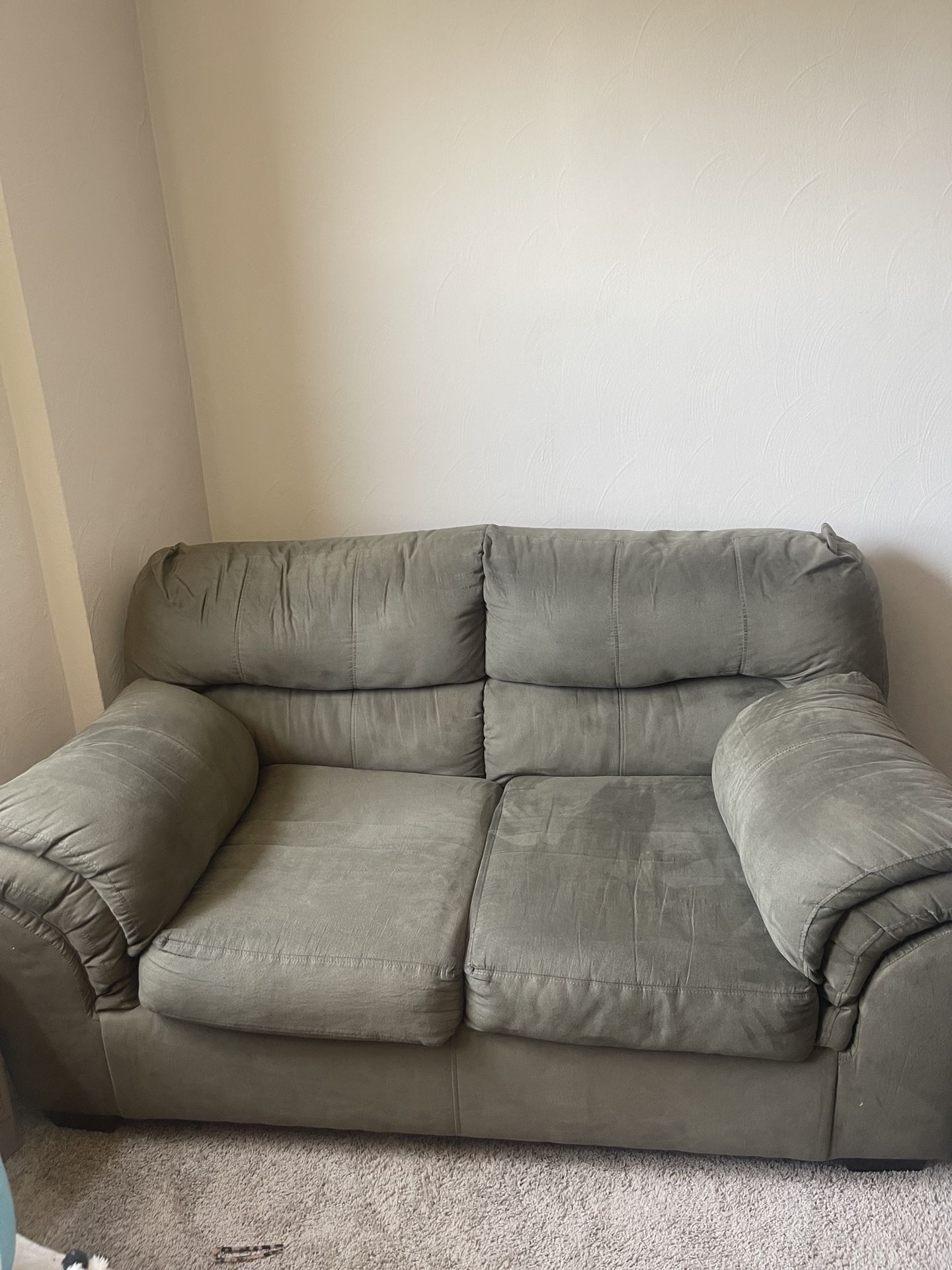 Green Loveseat Cloud Couch For Sale
