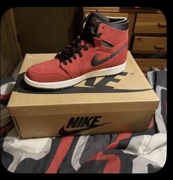 10.5 Jordan 1 Zoom Comfort High Gym Red - Authenticated With Tag