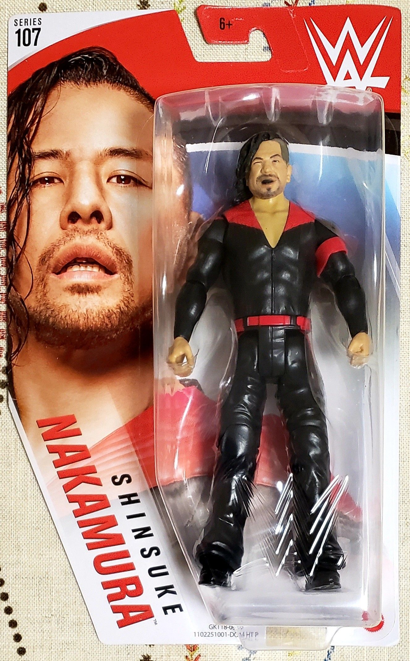 WWE Shinsuke Nakamura Series 107 Wrestling Action Figure Mattel - NEW - In Hand