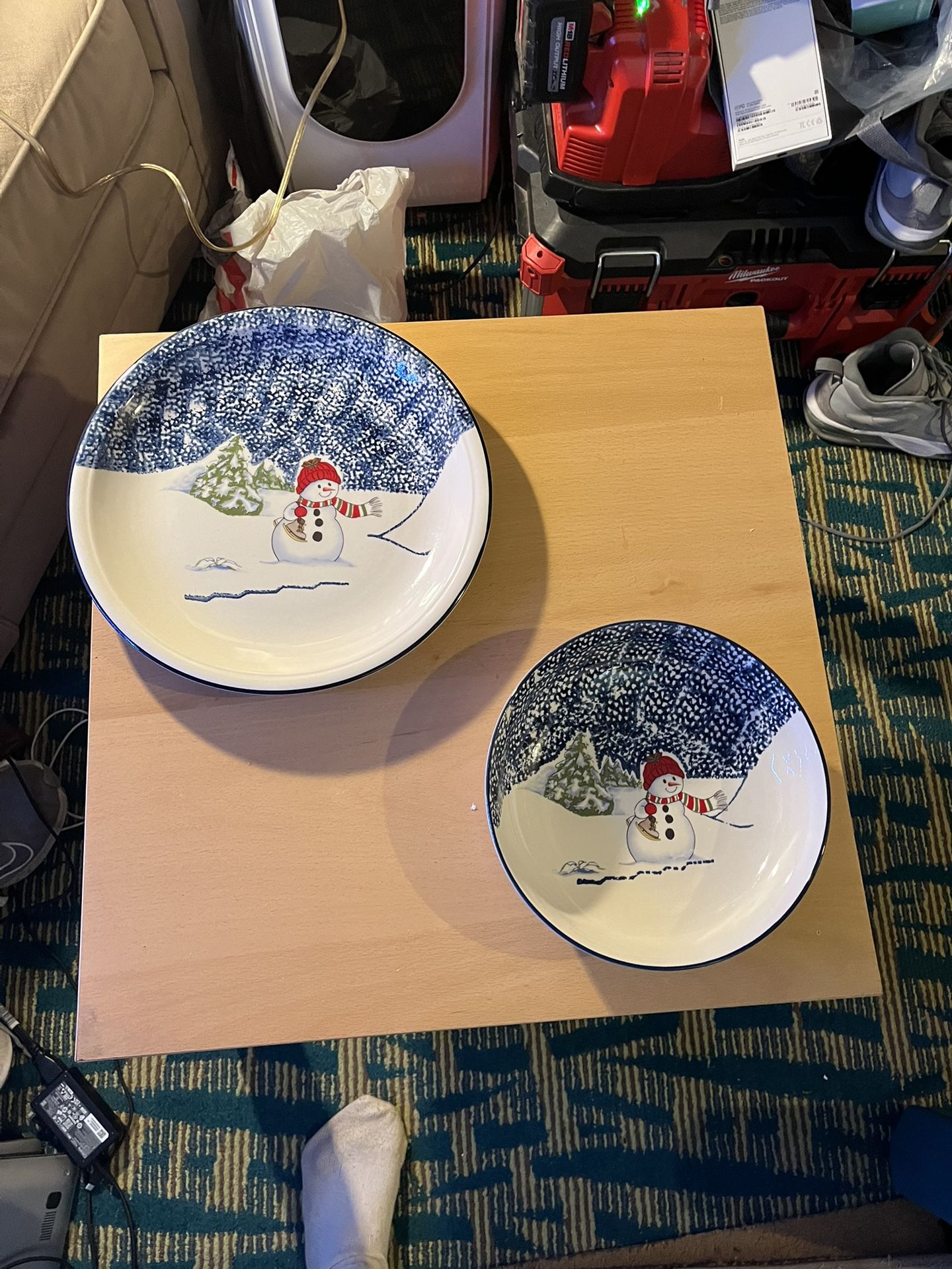 Vintage Thomas Pottery Serving Dish & Bowl Set