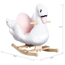 Mecedora De Niños  De Cisne