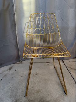 Gold chair