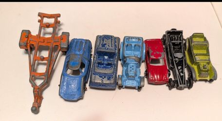 Lot Of 7 Vintage Tootsie Toy Metal Cars