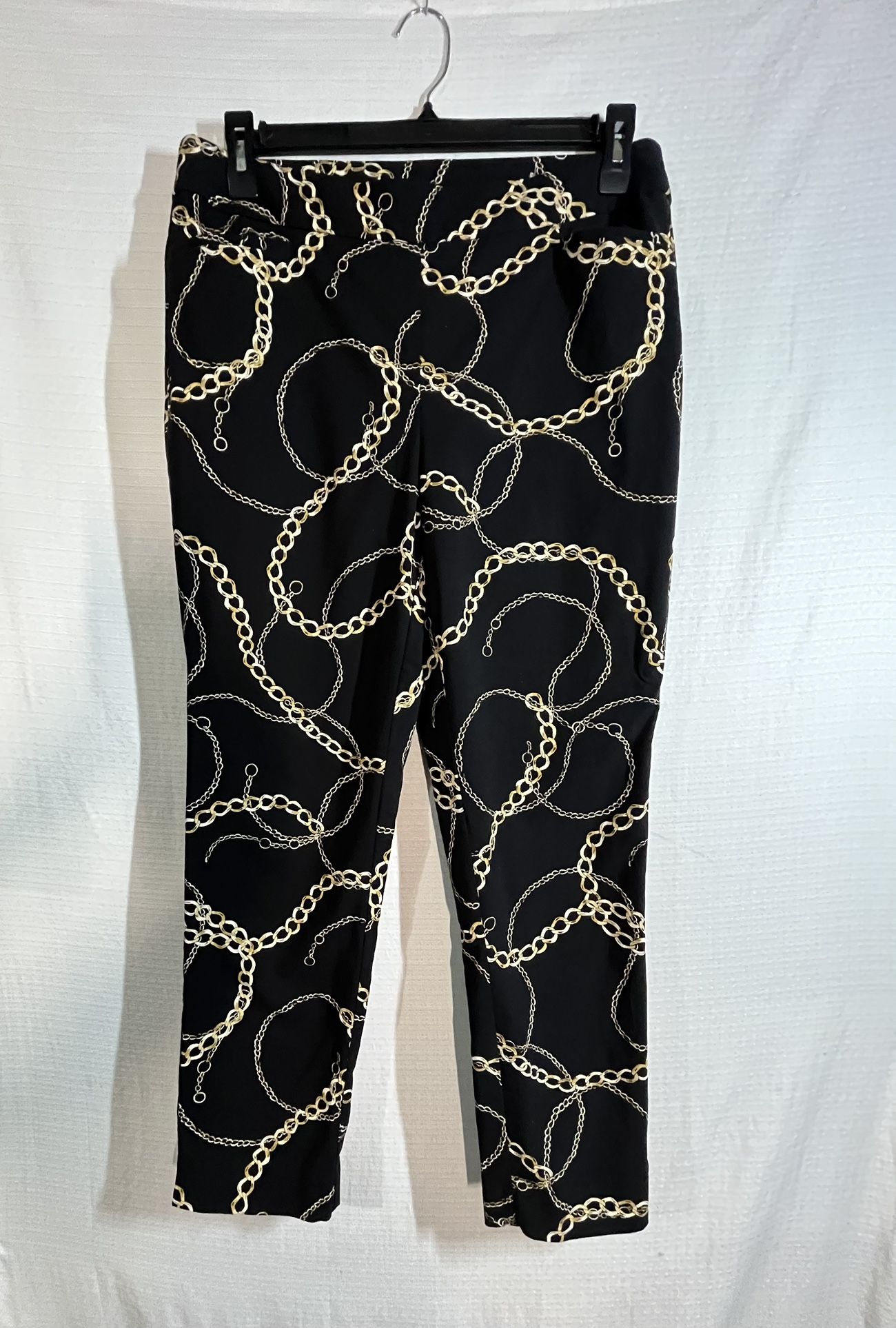 Chico's Black Ankle Pull-on Pants Size Large-12