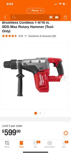 Milwaukee fuel rotary hammer new/nuevo