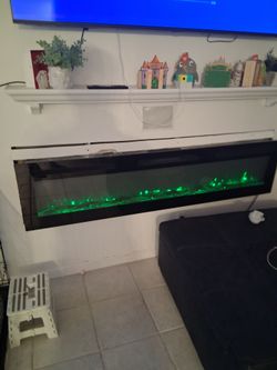 6' fire place color change