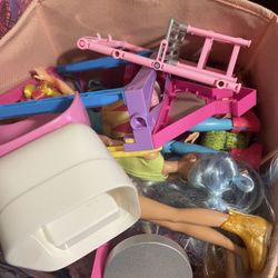 Barbie Dolls, Clothes/Shoes And Accessories 