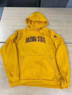 NCAA ARIZONA STATE SUN DEVILS ADIDAS SUN DEVILS PULLOVER HOODIE GOLD MENS L