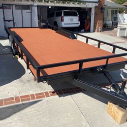 8’x 20’ Deck Over Car Hauler w/ Ramp & Brakes