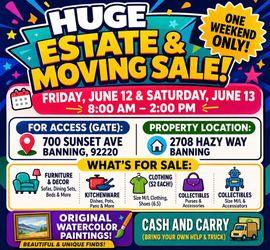 ESTATE SALE  HUGE!