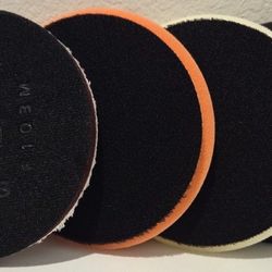 NEW Lake Country Thin 5.5" Foam Pads + Meguiar's Microfiber Cutting Disc - Auto Detailing Supplies - Info in the Description 