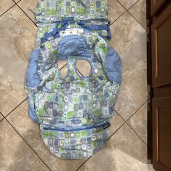 Shopping Cart/ High Chair Cover for Baby- 2-in-1 - Foldable Portable Seat with Bag