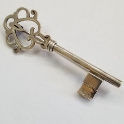 Sterling Silver Key Pin