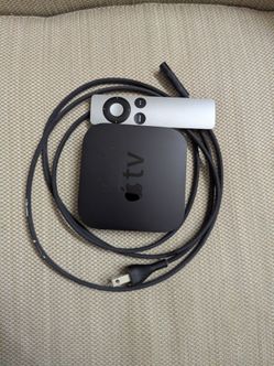 2nd gen Apple TV with remote and power cord