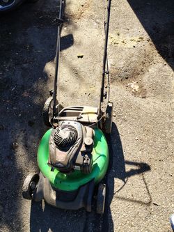 Green Yard machine Gas Push Lawn Mower