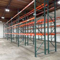 Used Pallet Rack- Steel Racking- Delivery and Installation Offered- Warehouse Pallet Shelving  