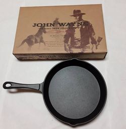 John Wayne Cast Iron 10" Skillet