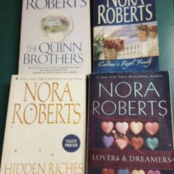 Nora Roberts Books Chesapeake Bay 1 & 2, Hidden Riches Lovers & Dreamers 
