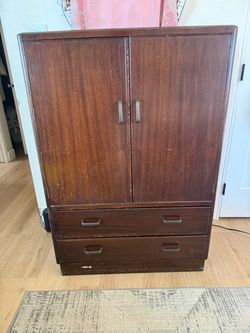Antique Mahogany Wardrobe Armoire